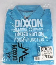 Dixxon Flannel Company Weezer Blue Album Flannel Men's 3X New 