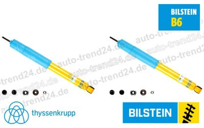 B6 Dämpfer hinten u.a.: Mitsubishi L 400 Bus PAV PAW PBV PCW PDW Bj. 1995-2000