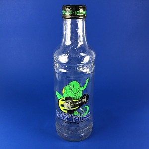 1999 SoBe | Glass Bottle (LIGHTNING | Skateboard Lizard | NO FLAVOR) Y2K Empty