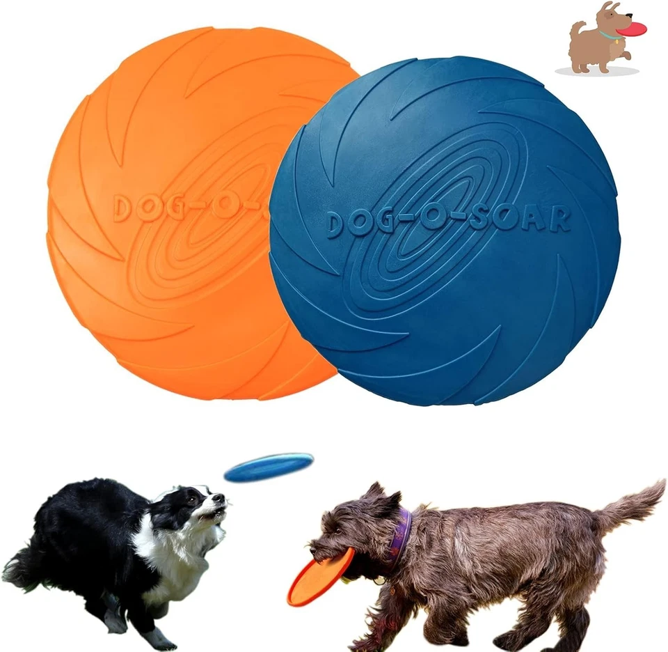 Hundefrisbee Azul+Orenge - Großes Spielzeug für Energetische Hunde im Freien - Bild 3 von 4