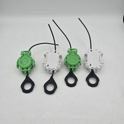 Lot Of 4 Beyblade 2017 Launchers White And Green Burst