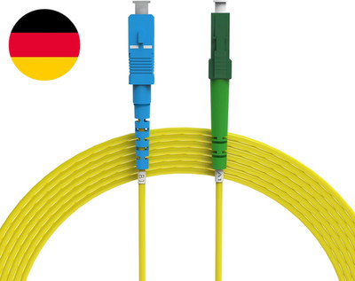 30M Glasfaserkabel LC/APC Auf SC/UPC Patchkabel | LWL Simplex Singlemode OS2 FTT
