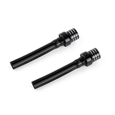 2 PCS CNC One Way Breather Hose Gas Fuel Tank Cap with Black, Black Hose