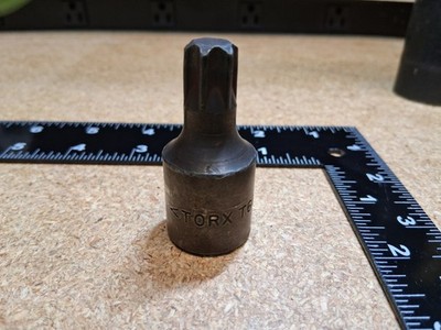 T60 1/2'' Drive Impact Torx Socket Made In USA Good Usable Condition