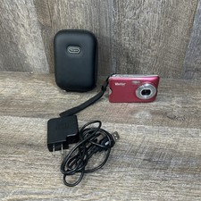Vivitar ViviCam X029 7mm Digital Camera W/ Case, Battery, SD Card  Power Cord