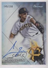 2021 Bowman Sterling Prospect Refractor 145/150 Carmen Mlodzinski Auto 0yw2