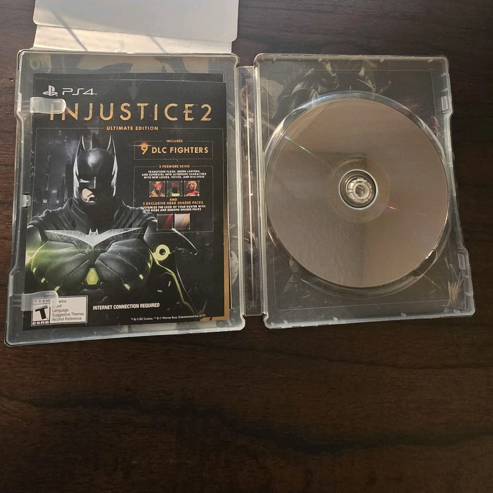 Injustice 2: Ultimate Edition Steelbook PlayStation 4 TESTED Mint - Image 4 of 4