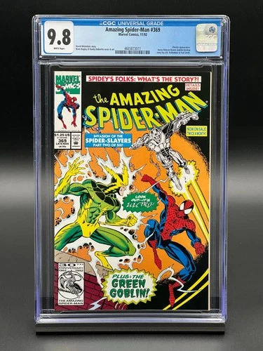 Amazing Spider-Man #369 CGC 9.8 (1992) - Emberlin Electro App Green Goblin