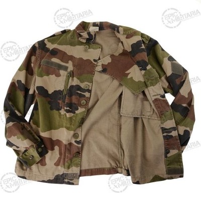 1990s Original French Army F2 CCE Camo Jacket - Surplus - Woodland