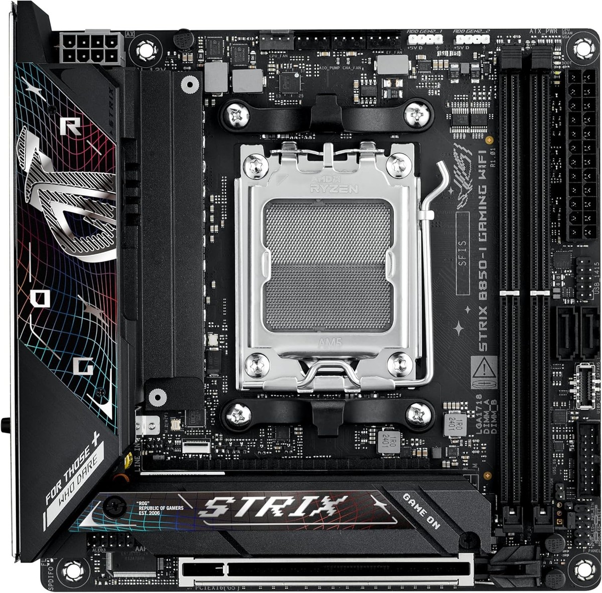 ASUS ROG Strix B850-I Gaming WiFi AMD AM5 DDR5 Mini-ITX Desktop