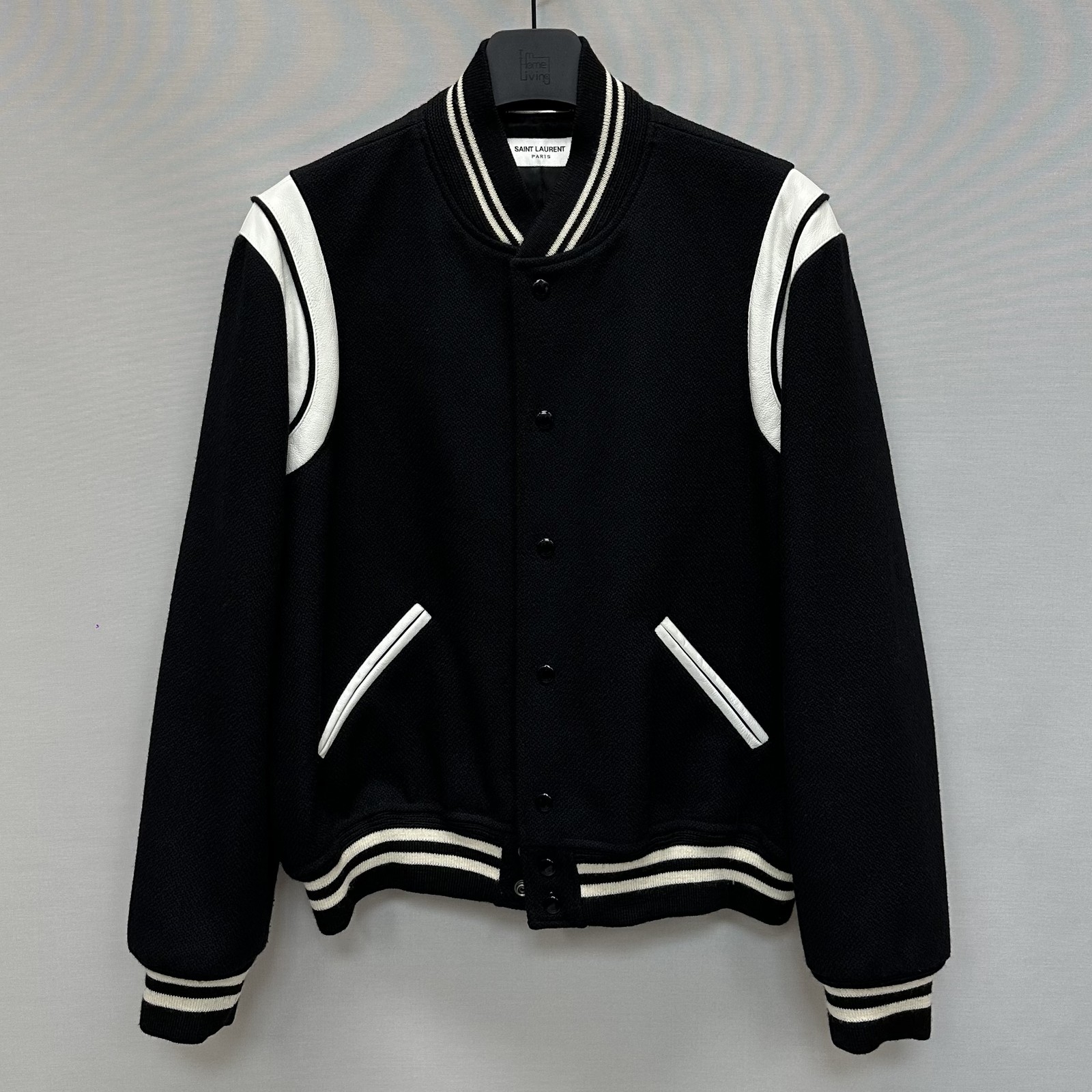 Giacca Bomber Saint Laurent Teddy Varsity 110115 140230791