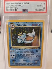 Vaporeon [1st Edition] #12 Prices | Pokemon Jungle | Pokemon Cards