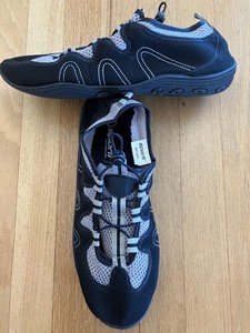 NEW - Men's Water Shoes - Size 12 - by Sporti - Black & Gray