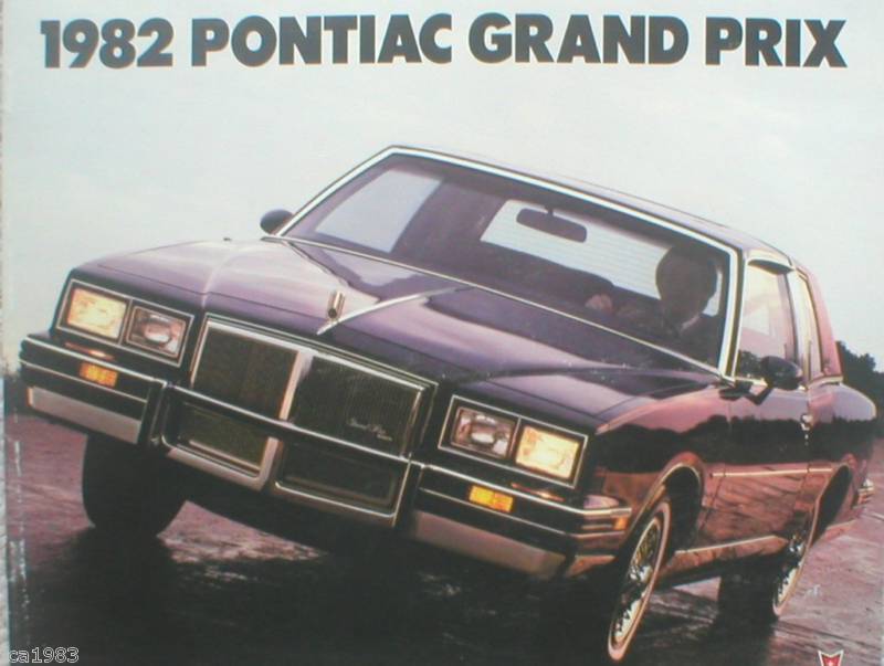 1982 Pontiac GRAND PRIX Brochure / Catalog / Pamphlet : LJ,BROUGH