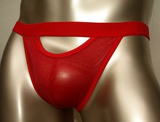 K106 Mens Tanga String Bikini Contoured Pouch Hole