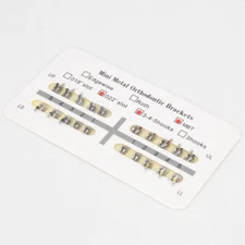 100 Packs Dental Orthodontic Bracket Braces MIM Monoblock Mini MBT 022 345 Hook