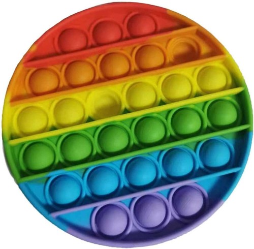 Cylme Push Bubble Toy Rainbow 
