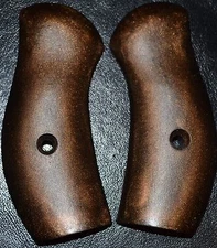 H&R NEF New England Firearms 504,532,R73,R22,R92 Pistol Grips Dark Brown plastic