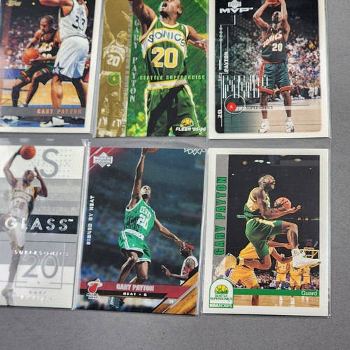Gary Payton Lot 20 Cards Upper Deck Fleer Metal Gold Reserve Basketball NBA NM - Picture 13 of 13