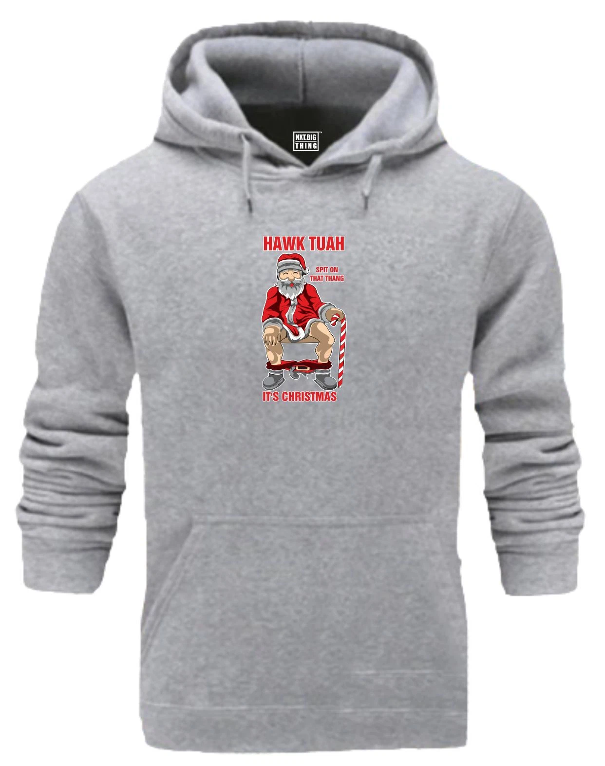 RHUDE Felpa con cappuccio Xmas Hawk Tuah scherzo divertente maleducato sputo su quel thang è regalo di Natale top