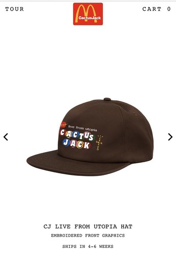 Cactus Jack Travis Scott Cap / Hat 