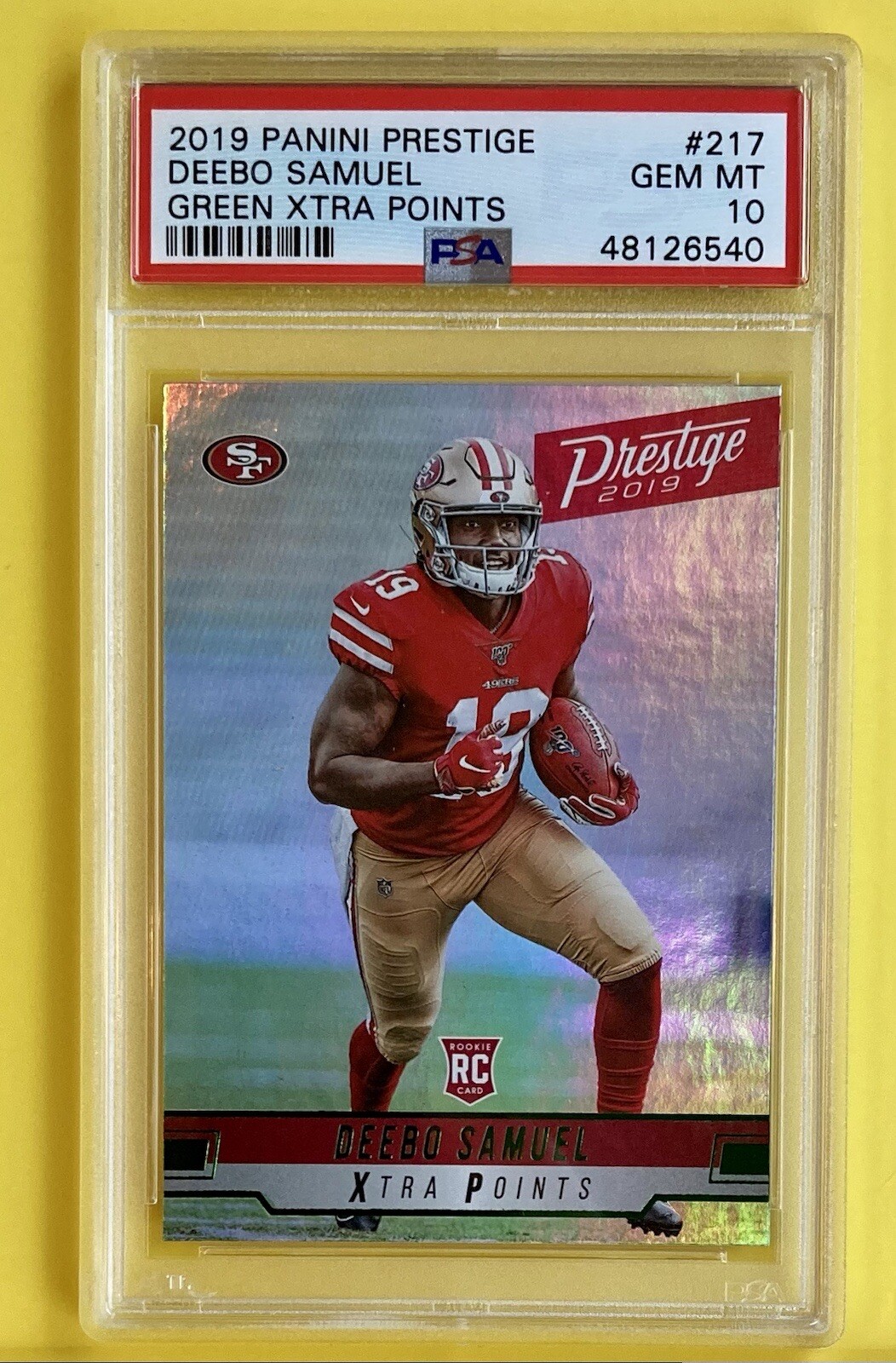 Deebo Samuel Panini Prestige #217 Green Xtra Points