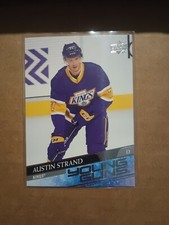 2020-21 Upper Deck Extended Series Austin Strand RC #722 Young Guns Los Angeles
