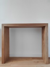 Table console Bois chêne 90x30x90cm