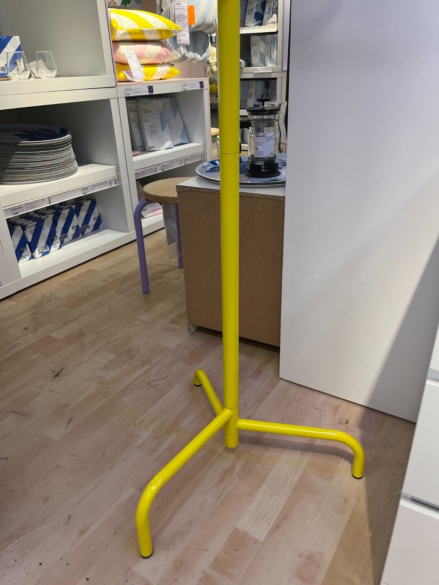 New IKEA BONDSKARET Yellow Hat Coat Stand 175 cm (68 ⅞