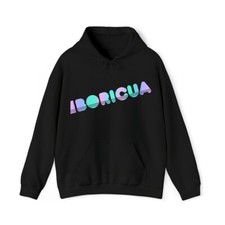 Retro Boricua Puerto Rico Graphic Hoodie, Sizes S-5XL