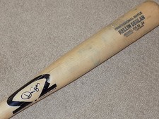 Kellin Deglan Maple Dinger Game Used Bat Texas Rangers