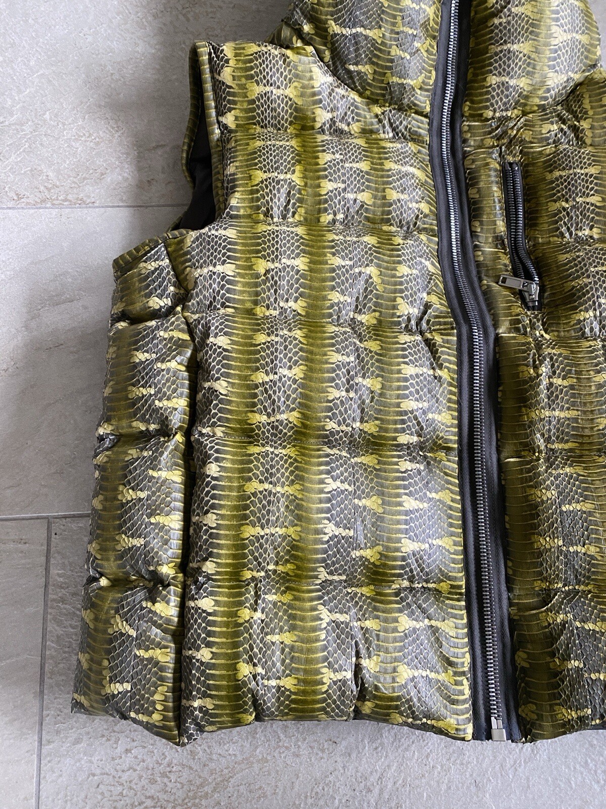 Rick Owens FW23 SEALED VEST PYTHON SNAKESKIN size… - image 16