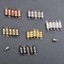 10-conjuntos-De-Prata-Banhado-A-Ouro-Listra-Oval-Fechos-Ganchos-magnetico-poderoso-10X6MM miniatura 2