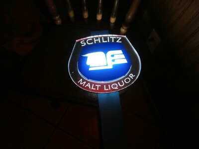 Schlitz malt liqulour bull light up sign 1964 Tested