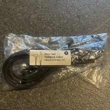 Xbox 360 Talkback Cable Kabel Schwarz Neu