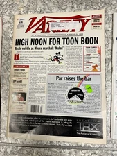 VARIETY 6/15/98-ELTON JOHN/BILLY JOEL CONCERT/HBO SPECIAL FP COLOR AD SALE