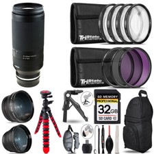 Tamron 70-300mm f/4.5-6.3 Di III RXD Lens Z , 3 lens Tripod Backpack - 32GB