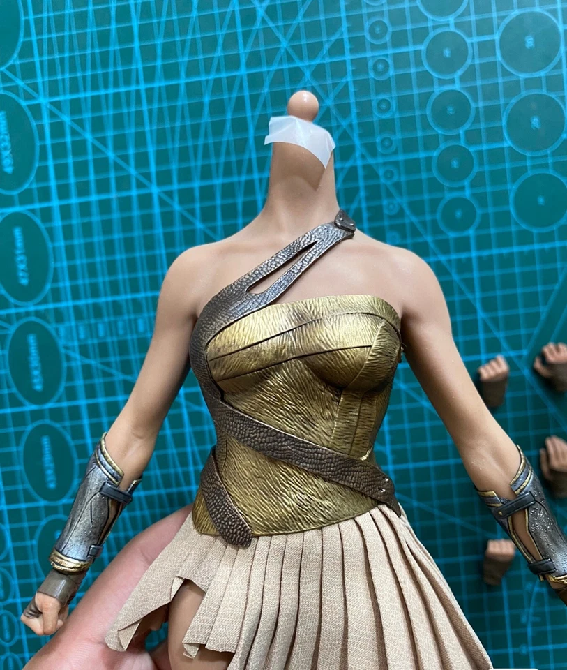 Hot Toys MMS424 1/6 Mujer Maravilla Figura Corporal Entrenamiento Armadura Versión Coleccionable Foto 2 de 3