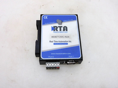 RTA REAL TIME AUTOMATION 460ETCMC-N34 PROTOCOL GATEWAY CONTROLLER 12 ...