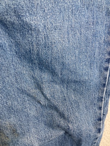Levis 550 Jeans Mens 34x30* Blue Straight Medium Wash 100% Cotton Denim STAINS - 第 9/22 張圖片