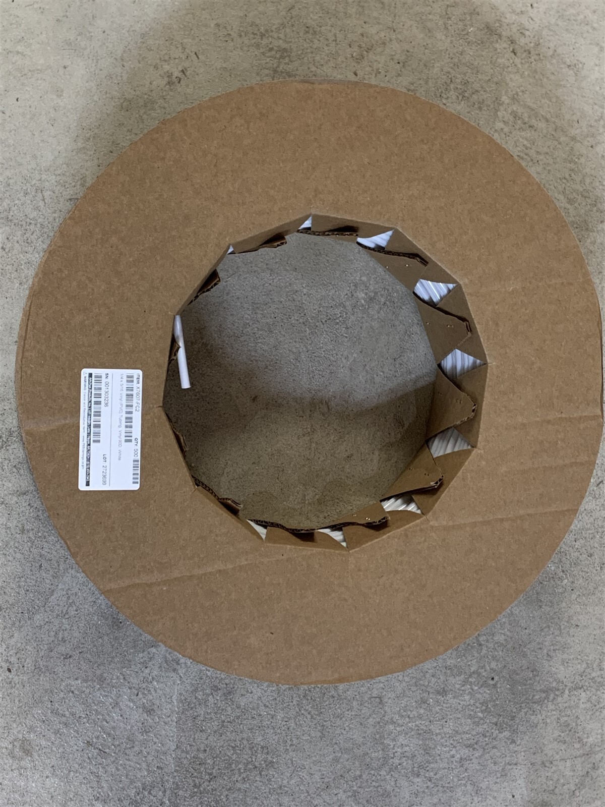 NEW ARKPLAS 1/4 x 5/16 Vinyl (PVC) Tubing, Vinyl 90D, White 500FT ROLL 