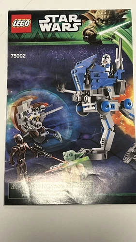 Retired Star Wars Lego set #75002 AT-RT 99% complete, excellent condition!
