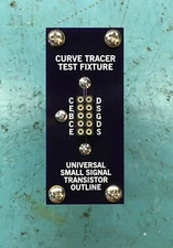 Universal Curve Tracer Test Fixture/ Adapter - Small Signal Transistor Outline