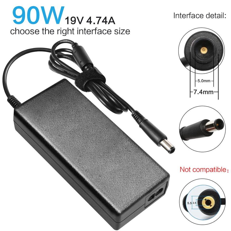 19V 4,74A 90W Ladegerät Netzteil Für Hp Compaq 2210b 2510p 2710p 6720t 6730s - Bild 4 von 4