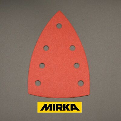 MIRKA Delta Schleifblätter Klettpads 100 x 150 mm Schleifpapier 10 x 15 cm 7 H