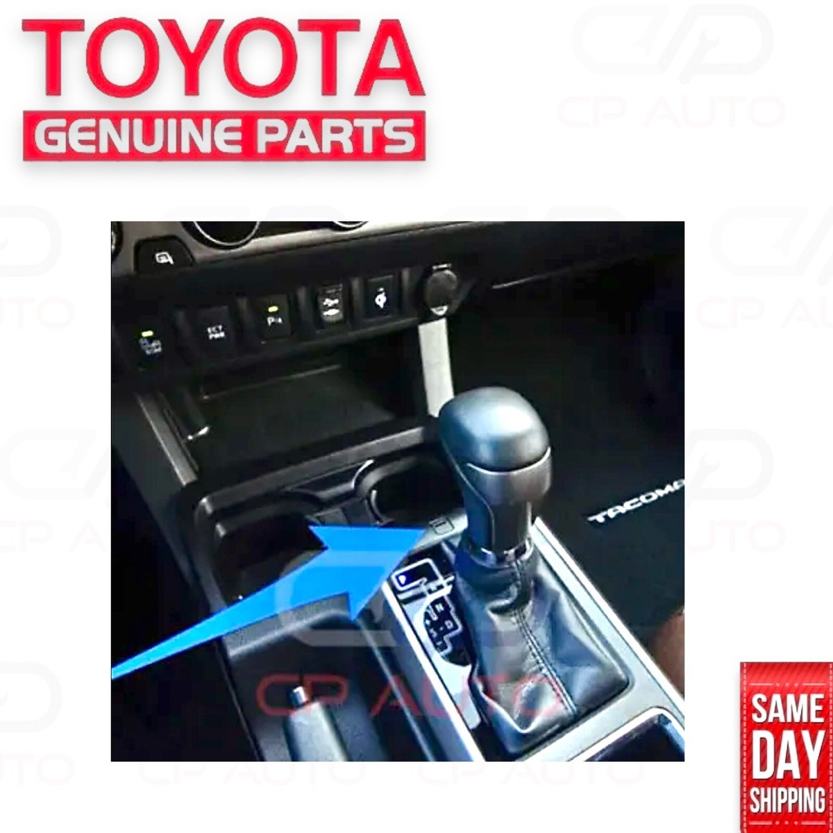 15 - 23 TOYOTA TACOMA SHIFT LOCK RELEASE BLACK BUTTON COVER