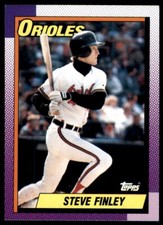 1990 Topps Baseball #349 Steve Finley