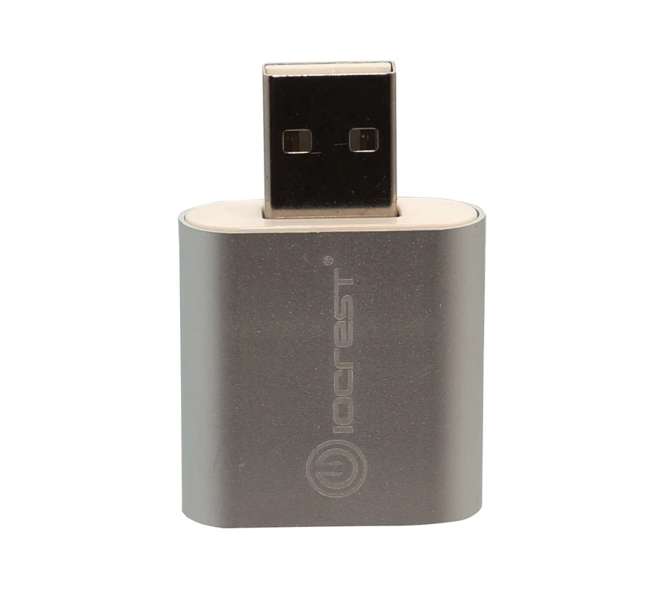 IO Crest SY-AUD20205 USB to Audio Adapter Convert PC USB Port into Sound Card - Image 2 of 4