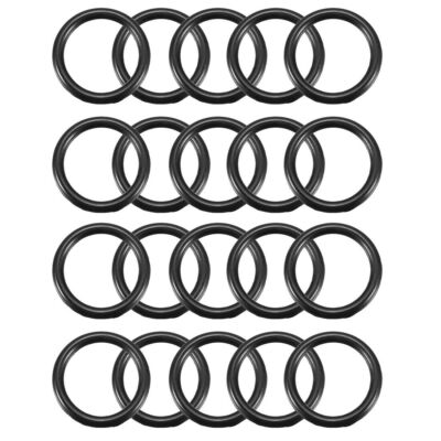 Sourcing Map 10er-Pack O-Ringe – 12 Mm Außen-Ø, 3 Mm Stärke, Aus Gummi, Rot, Für Dichtungen & Industrie