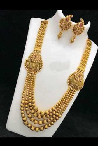 Bollywood Bridal Earrings Gold Plated 